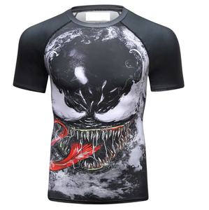 T-shirt personnalisé pour homme avec impression intégrale par sublimation, vêtements de sport légers, fabrication OEM ODM, directement de l'usine - Product Image 5