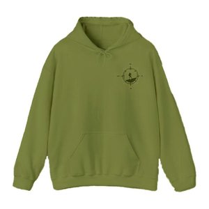 Sweat à capuche 100 % coton molletonné, coupe oversize, imprimé graphique personnalisé paysage et voiture, confortable pour l'hiver, pour homme, Vietnam - Product Image 4