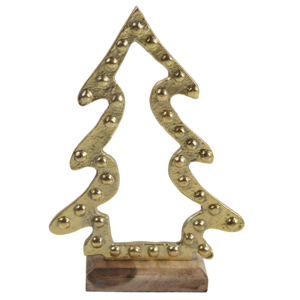 Ornements de Noël en métal couleur cuivre en forme d'arbre, qualité standard, prix de gros, nouveaux produits, design - Product Image 3