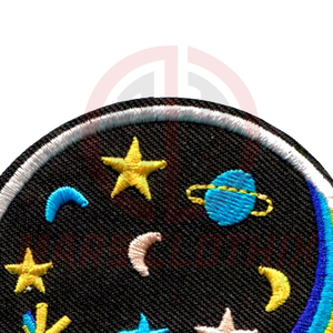 Premium Quality Lightweight Twill Fabric <b>Sew</b>-<b>On</b> Embroidery <b>Patches</b> Hot Sale Custom Design Embroidery <b>Patches</b> for Hat Usage - Product Image 5