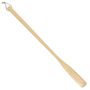 Cuchara para zapatos de madera con mango largo, ideal para personas mayores, ayuda a ponerse los zapatos sin agacharse ni esforzarse. - Product Image 2