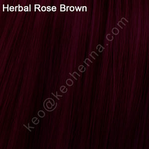 Colorant vert semi-permanent certifié Ecocert à base de plantes triple raffinées, rose brun, poudre de henné non allergique du fabricant - Product Image 5