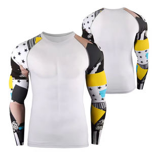 เสื้อแรชการ์ดผู้ชายรุ่นใหม่ขายส่ง สำหรับกีฬาทางน้ำ ทนทานและน้ำหนักเบา แฟชั่นและป้องกันได้ดี ปี 2026 - Product Image 1