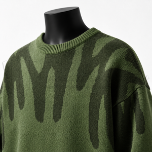 Suéter de Punto Personalizado para Hombre, Sudadera Jacquard Extra Grande, Ropa de Punto de Moda, Proveedor de Marca Privada - Product Image 6