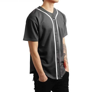Top Selling Quick Dry Breathable Baseball Jersey - Button <b>up</b> Baseball Shirt for <b>Boys</b> Teamwear Men's Baseball & Softball Jersey - Product Image 6
