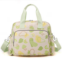 Sac à langer imperméable extensible avec fermeture éclair, sac fourre-tout multifonctionnel pour voyage, organiseur de couches, sac à bandoulière grande capacité pour maternité