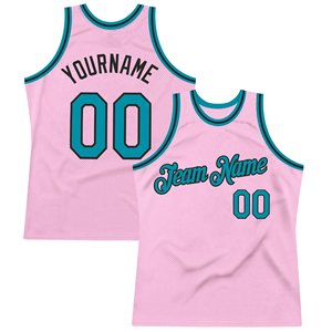 Maillot de basket-ball rose personnalisé, en maille sublimée, unisexe, pour adultes, avec nom et numéro d'équipe, respirant, sans manches - Product Image 3