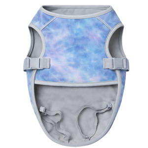 Chaleco de verano sin mangas para perros, con estampado tie-dye, ropa linda para cachorros, exportador de ropa para mascotas, superventas. - Product Image 5