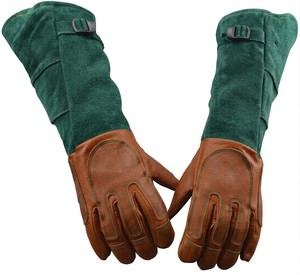 Professional Long Cuff Welding Leather <b>Gloves</b> Heat Resistant Fireproof Kevlar Stitched Welders Work <b>Gloves</b> Europe 2026 - Product Image 5