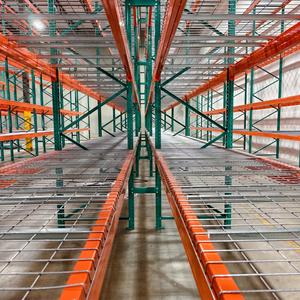 Customized Warehouse Pallet Rack Steel Frame American Standard Adjustable Height Selective <b>Storage</b> <b>Racking</b> Handling Control - Product Image 3