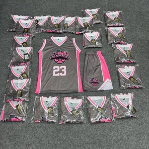 Maillots de basket tendance en gros, personnalisables avec logo d'équipe, vêtements de basket brodés, uniformes de basket par sublimation - Product Image 5