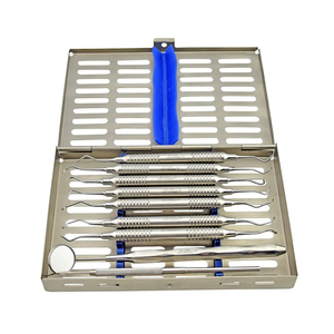 Instruments de pont osseux, best-sellers, manuels, en acier inoxydable, kit de base de curettes Gracey et sondes d'exploration parodontale, 10 CE - Product Image 3