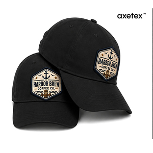 <b>Black</b> <b>Baseball</b> <b>Cap</b> With Harbor Brew Coffee Co Embroidered Patch Unisex Casual Hat 100% Cotton Breathable Four Seasons - Product Image 6