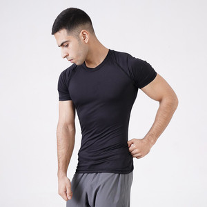 Men Quick Dry Gym Fit Running Workout Manufacturers Custom Sport Wear <b>Clothes</b> T Shirt Casual Compression Men's T-Shirts - Product Image 5