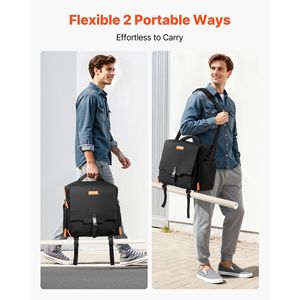 Borsa per il trasporto e la conservazione di miniature con tracolla regolabile, per 16 miniature di fanteria, borsa da trasporto multiuso con maniglia - Product Image 6