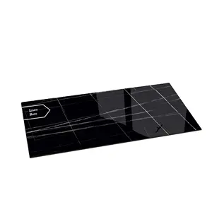 Skytouch公司600x1200抛光瓷釉瓷砖的最新纯黑色高光泽系列