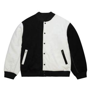 Custom High Quality Men's Varsity Baseball Letterman Running Jacket Front Logo Winter Embroidered Waterproof Breathable Hooded - Product Image 3