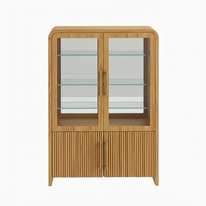 Display Cabinet Solid Wood Modern Coffee <b>Table</b> for Living Room Lounge Suite Sofa Set Living Room Furniture OEM ODM Custom Indoor - Product Image 1