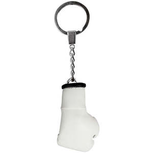 Porte-clés en cuir PU durable avec logo et couleur personnalisés, mini-gants de boxe, prix de gros par Standard International - Product Image 1