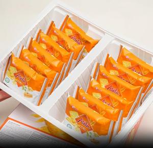 แครกเกอร์ชีส Libra Atela 204 กรัม บิสกิตกรอบ รสหวานและรสเค็ม รูปทรงสี่เหลี่ยม ขนมอบบรรจุกล่อง รับผลิตแบบ ODM OEM และมีตัวอย่างฟรี - Product Image 6