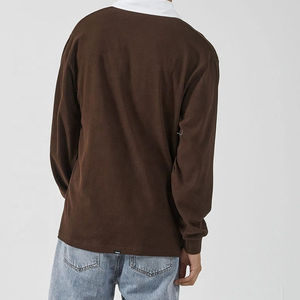 Chemise de rugby en fibre de bambou pour homme, de haute qualité, personnalisée, tricotée, à séchage rapide, à manches courtes, décontractée - Product Image 3