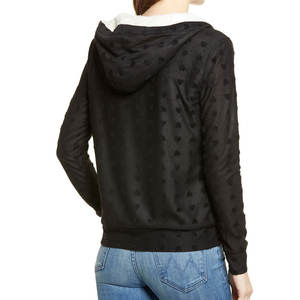 Sweat à capuche doux et durable pour femmes, prix avantageux pour les acheteurs en gros, couleur unie, fabrication directe d'usine avec design de logo. - Product Image 2