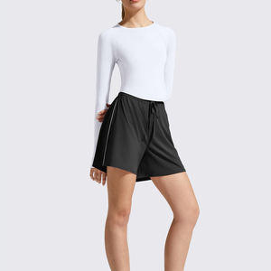 Haut de yoga de qualité supérieure pour femmes, coupe ajustée, manches longues, pour entraînement sportif, équitation, fitness, vêtements de sport actifs, haut de yoga pour femmes - Product Image 1