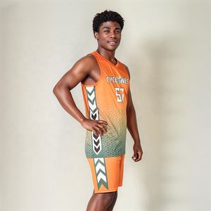 Camiseta de Baloncesto Sublimada Personalizada al por Mayor, Talla Grande, Transpirable, Antibacteriana, Sin Mangas, Uniforme Unisex 100% - Product Image 3