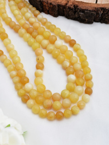 Cuentas facetadas de ópalo amarillo natural de 5 mm a 8 mm, cuentas facetadas de ópalo amarillo natural para la elaboración de joyería fina, piedra preciosa. - Product Image 5