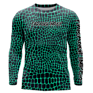 Custom Low MOQ Unisex Fishing <b>Shirt</b> Plus Size Long Sleeve Breathable Lightweight Mahi <b>Fish</b> Pattern Long Sleeve Hiking <b>T</b> <b>Shirt</b> - Product Image 3