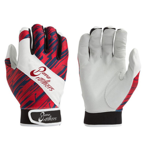 Gant de baseball en cuir de qualité supérieure avec fermeture à double sangle au poignet, offrant une protection maximale et une durabilité pour les joueurs de baseball. - Product Image 4