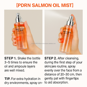 K-Beauty SALMON pdrn เซรั่มน้ำมันหมอกสำหรับให้ความชุ่มชื่นผิวเรืองแสงและกระจกเสร็จเกาหลี - Product Image 5