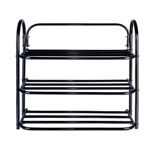 Estantería Metálica de Tres Niveles, Organizador Resistente para Sala de Estar, Forma Rectangular - Product Image 2