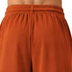 Rust Orange and <b>White</b> <b>Mens</b> Basketball <b>Shorts</b> Custom Logo Athletic Training Gym Sports Mesh Breathable Quick Dry Casual <b>Shorts</b> - Product Image 6
