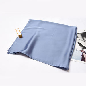 Fabricante de pañuelos de cuello de satén puro para mujer, pañuelo cuadrado de seda para mujer, diseño personalizado y elegante. - Product Image 6