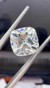 Diamant de laboratoire CVD certifié IGI, de 1 à 6 carats, taille coussin, provenance mine ancienne, clarté E VS1, pour bagues, boucles d'oreilles et pendentifs - Product Image 1