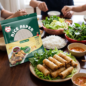 Papier de riz vietnamien – Usine certifiée FSSC, HALAL, ISO, HACCP, fournissant aux marchés internationaux, OEM / Marque privée - Product Image 1