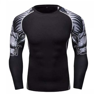 Rashguard pour hommes à manches longues, sublimation, grande taille, extensible, séchage rapide, prix abordable, vente chaude - Product Image 4