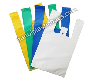 Bolsas de Plástico con Asas Largas, Bolsas para Camisetas y Comestibles, Material LDPE, Desechables, Marca Hung Yen - Product Image 2