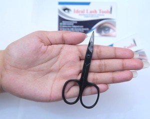 Black Plasma Coated <b>Cuticle</b> Scissors Professional Stainless Steel Curved Manicure Nail Care <b>Tool</b> - Product Image 2