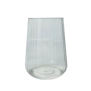 Verre à vin sans pied en Tritan, incassable, côtelé, couleur personnalisée - Product Image 3