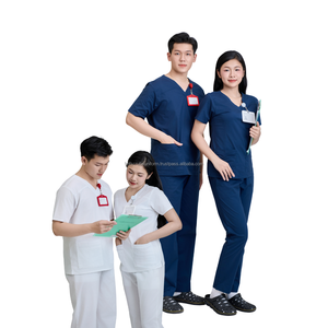 VN FACTORY uniforme de gommage extensible ensemble d'allaitement style femmes vêtements d'infirmière hôpital beauté médecin blouse de laboratoire fabricants FMF - Product Image 1