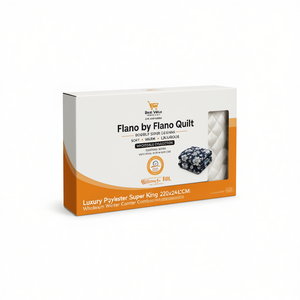 Luxury Polyester Super King <b>Quilt</b> Set-Soft Warm Winter Comforter 220x240 CM by FLANO - Product Image 1