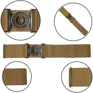 Cinturón de Seguridad Personalizado Modelo 2026, Cómodo, con Correas de Cuero y Nailon, Estilo Étnico, para Uniformes de Seguridad - Product Image 1