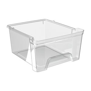 Carrito de Almacenamiento Mediano Desmontable de Plástico Plateado con Cajones - Product Image 3