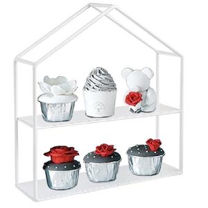 Support à gâteaux en métal à 2 niveaux très vendu pour la cuisine, tour de présentation de mini-desserts écologique, support à cupcakes - Product Image 1