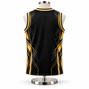 Camiseta de Baloncesto Moderna Reversible con Gráficos Impresos por Sublimación, Colores Vibrantes y Diseño Cómodo sin Mangas - Product Image 2