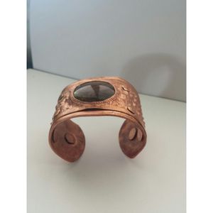 Bracelet en cuivre écologique pour le bien-être et la protection, accessoires de bijoux écologiques - Product Image 2