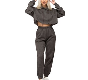 Conjunto deportivo con capucha para mujer, OEM, para minoristas de ropa deportiva, marca privada, directo de fábrica - Product Image 1