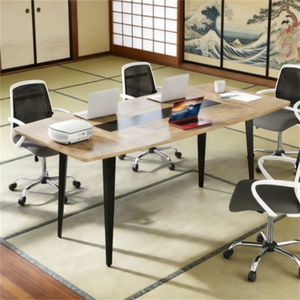 Tavolo da Conferenza in Stile Moderno e Naturale - Solo Tavolo da Ufficio - Product Image 2